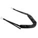 Long vertebrae traction belts lumbar vertebrae traction belts spinal decorative compression device soft comfortable light backwear lumbar belt waist stretch tool for (black)