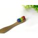 Rainbow Bamboo Soft Wave Toothbrush - Eco-Friendly Adult Dental Hygiene & Superior Oral Care - Buy Online on GoSupps.com