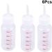 Baby Pet Feeding Bottle 50 Ml Squeeze Liquid Bottle for Kitten Puppy Small Animals Feeding Tool Pointed Milk Feeder with Scale 6 Pcs - Buy Online on GoSupps.com