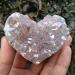 Natural Crystal Rough 6-7cm Quartz Crystal Titanium Bismuth Silicon Cluster Heart Rainbows Stones