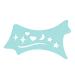 Fovolat Eyeliners Stencils Wing Tips - Soft Flexible Eyeliners Stencils - Precision Beveled Design Eye Liners Reusable Cleaning Cloths for Women Blue