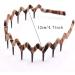 6Pieces Shark Tooth Wrapped Cloth Hairband Bohemia Style Plastic Teeth Comb Hair Hoop for Women Girls Headband Accessory - Buy Online on GoSupps.com
