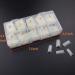 WINCANG 1000 PCS French Acrylic Nail Tips | Half Cover Clear/Natural False Nails | 10 Sizes for DIY Nail Art | Includes French Box | Nail Salon Quality - Buy Online on GoSupps.com