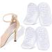 NOLITOY 8 Pairs Self-Adhesive Heel Pad Gel Inserts - Comfortable Heel Grips & Cushions for High Heels - Perfect for Pain Relief & Support - Buy Online on GoSupps.com