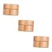 COHEALI Cosmetic Jar 3 pcs travel lotion container cosmetic pot travel bottles for cosmetics cream container box round 1 count (Pack of 1) Picture 1x3pcs