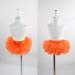 Hoolchean Baby Girls Super Soft Fluffy Tutu Skirt with Diaper Cover Bloomer - Orange (0-6 Months) - Buy Online on GoSupps.com