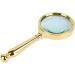Magnifying Glasses Vision aids All Metal Gold Hand-held Magnifying Glass 10 Times Old Man Reading Retro Copper Handle Optical Glass Appreciation map Identification Antiques (Color : Brass) Stationery - Buy Online on GoSupps.com