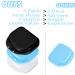 Orthodontic Retainer Case 3 Pack with Vent Holes | Denture & Mouth Guard Holder (Black/Blue/White) - Buy Online on GoSupps.com