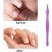 Lmyzcbzl Cuticle Trimmer Set - 3 Pcs Purple Cuticle Remover & Nail Cleaner Tools - Buy Online on GoSupps.com