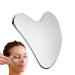 Siopob Sha Tools for Face Stainless Steel Facial Muscle Scraping Board | Rounded Design Sha Scraping Tool for Travel Beauty Salon Business Trip Home