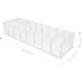 PRETYZOOM 2pcs Cosmetic Storage Box Eyeshadow Drawer Cosmetic Organizer Countertop Organizer Make up Desk Transparentx2pcs 25x8.5x4.8cmx2pcs - Buy Online on GoSupps.com