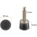 Buy HARFINGTON 10 Pairs TPU High Heel Tips Durable Replacement Caps for Women s High Heels 2.4mm Fine Core Pin 7mm Round Shape Repair Caps in Black | International Shipping Available - Buy Online on GoSupps.com