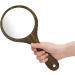 Wood Handled Handheld Mirror - Green 12 inch for Makeup, Barbers, Hairdressers - Personal Salon Mirror - Buy Online on GoSupps.com