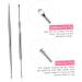 DOITOOL 3pcs Stainless Steel Ear Spoon Set - Ear Wax Cleaner and Remover for Humans - Silver Earmuffs - Buy Online on GoSupps.com