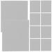 20pcs Glasses Cloth Screen Cleaner Cloth Electronic Device Cleaning Cloth Screen Cleaning Cloth Screen Wipes for Electronics Cleaning Supply Cleaning Cloths Grey