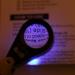 20X 21Mm Led Loupe Jeweler Magnifier Foldaway Achromatic Triplet Lens with Loop Uv Led Lights Magnifying Gem Optical Tool for Inspecting Diamonds Gemstones Watches Good Times - Buy Online on GoSupps.com