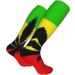 Rasta Flagleaf Compression Socks for Men & Women - 15-20 mmHg Support for Running & Cycling | Best Circulation Boost - Buy Online on GoSupps.com