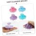 Combined Silicone Shampoo Brush Set - 4 in 1 Hair & Scalp Cleaning Massage Brushes for Healthy Hair Care - Buy Online on GoSupps.com