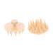 Combined 2 pieces massage comb shampoo brush for women hair scalp shampoo brush silicone headbrush cleaning ridge head cleaning brush silicone hairbrushes tool head scalp