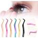 Premium Stainless Steel Fiber Tip Eyelash Tweezers for Extensions & Brow Grooming | Professional Makeup Tools - Buy Online on GoSupps.com