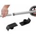 Walker Wheels and Ski Glides 1 Pair Rubber Universal Walker Caster Wheel with 8 Height Adjustable Replacement Rollator Accessories 4 PCS - Buy Online on GoSupps.com