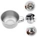 Premium Healvian Stainless Steel Shaving Bowl for Men | Ideal Shaving Accessories Gift | Durable Metal Razor & Shaving Cup - Buy Online on GoSupps.com