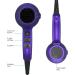 Lightweight Powerful Hair Dryer 1875W Fast Drying Ceramic Blow Dryer Pro Salon Negetive Ion Hair Blow Dryer Strong Air Flow 2 Speed and 3 Heat Settings DC Motor with Concentrator & Diffuser & Comb Matte Purple - Buy Online on GoSupps.com