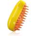 Cat Steamy Brush 3 In 1 Steamy Cat Brush Cat Spray Massage Comb with Water Tank Multifunctional Cat Grooming Brush for Massages Spray Steam Cat Hair Brush for Removing Tangled and Loose Hair (Yellow) - Buy Online on GoSupps.com