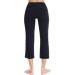 Zeronic High Waist Bootleg Yoga Capris in Black, XX-Large - Buy Online on GoSupps.com
