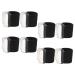 Healeved 4 Pairs Separator Bunion Orthopedic Bunion spreaders Correct Spacer separators spacers Male Gasket Orthotics Splitter Man Elastic Black 2.5x2cm