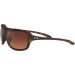 Oakley Women's OO9301 Cohort Rectangular Sunglasses - Matte Brown Tortoise/Prizm Brown Gradient Polarized - Buy Online on GoSupps.com