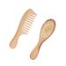 GAFOKI 2pcs Wool Wooden Brush Kids Bath Sets Kids Suit Shower Hair Brush Newborn Baby Hair Brush Baby Brush Comb Baby Brush and Comb Baby Comb Baby Brush Comb Baby Wool Comb Toddler Beech