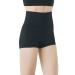 Balera FlexTek Shorts Womens Bottoms for Dance Girls High Rise Wide Waistband Booty Shorts Small Black