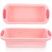 Alipis Silicone Toast Mold Silicone Molds Silicone Tray Mold Bread Toast Mold Cooking Supplies Rectangle 27X12X6.5CM Pink