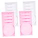 Healvian Healvian 4 Piece Lash Grafting Pallet Durable Eyelash Pallet with Surface Practical for Eyelash Extensions Suitable for Professionals Beginners Available in Pink White