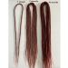 22" Handmade Synthetic Double Dreadlocks Braids Goddess Braiding Hair Attachment Soft Faux(C7_22INCH) 10 strands C7_22INCH - Buy Online on GoSupps.com