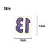 JILINWEI 20Pcs ERAS Tour 13 Temporary Hand Tattoos - Removable Number 13 TS Tour Accessories for Concert - 20 Patterns - Buy Online on GoSupps.com