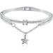 FOMIYES 3pcs Star Women Bracelet Womens Bracelets Star Bracelet Cuff Bracelet Star Hand Jewelry Bracelet for Women Sun and Moon Bracelet Women Bracelets Pendant Miss Diamond - Buy Online on GoSupps.com