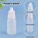 Benecreat 200 PCS 10ml Squeeze Bottles - Plastic Drip Bottles for Eye Drops Essential Oils & Serums - Refillable with Closures - Buy Online on GoSupps.com