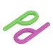 Silicone P Shape Teething Stick 2-Pack - Sensory Chewing Toy for Babies - Bright Color Soft Toy for Home and Travel (Type B) - Buy Online on GoSupps.com