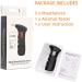 Professional Portable Alcohol Tester Breathalyzer | Digital LCD, Auto Power Off, Sound Alarm | 5 Mouthpieces | for Drivers & Home Use - Black - Buy Online on GoSupps.com
