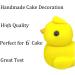 Baby Duck Cake Toppers Edible Birthday Party Decoration Edible Fondant Icing Great for Kids Boy Girl First Birthday Christening Baby Shower Easy to Use - Buy Online on GoSupps.com