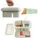 Simplify Aesthetic Paint Palette with 10 Brushes - Acrylic and Watercolor Brush Cleaner, Holder, and Organizer for Water-Based Paints - Buy Online on GoSupps.com