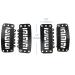 20 Pcs Dark Brown 32mm Metal Snap Clips for Hair Extensions and Wefts - Buy Online on GoSupps.com
