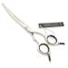 HASHIMOTO Curved Scissors For Dog Grooming,6.5 inches,Design For Professional Groomer. Curved 6.5"