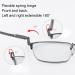 LJIMI Photochromic Progressive Multifocus Reading Glasses - Blue Light Blocking Multifocal Eyeglasses Black 3.5x | Shop Internationally - Buy Online on GoSupps.com