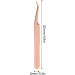 Eyelash Tweezers Ergonomic Rose Gold Stainless Steel False Eyelashes Extension Tweezers Lash Applicator Tool False Lashes Clusters Tweezers Curved DIY Eyelash Applicator Oblique Tweezer - Buy Online on GoSupps.com