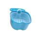SUPVOX Denture Box Denture Teeth Storage Box Case with Net (Blue)