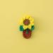Crochet Knitted Hair Clips for Girls Children's Day Birthday Christmas Gifts Hair Accessories Clips Strong Hold Jaw Clamp for Thick Thin Hair Makeup Application (Sunflower) - Buy Online on GoSupps.com