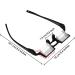 Lazy Glasses | 90 Degree Mirror Glasses for Laying Down Reading | Rectangular Clear Lens - Buy Online on GoSupps.com